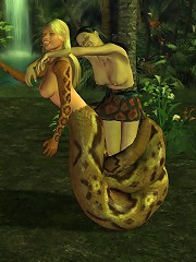 Curious Sweetie craves forest elfs rampaging cock